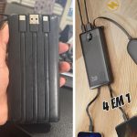I2GO, Carregador Portátil (Power Bank), 10000mAh, 4 em 1 na Amazon