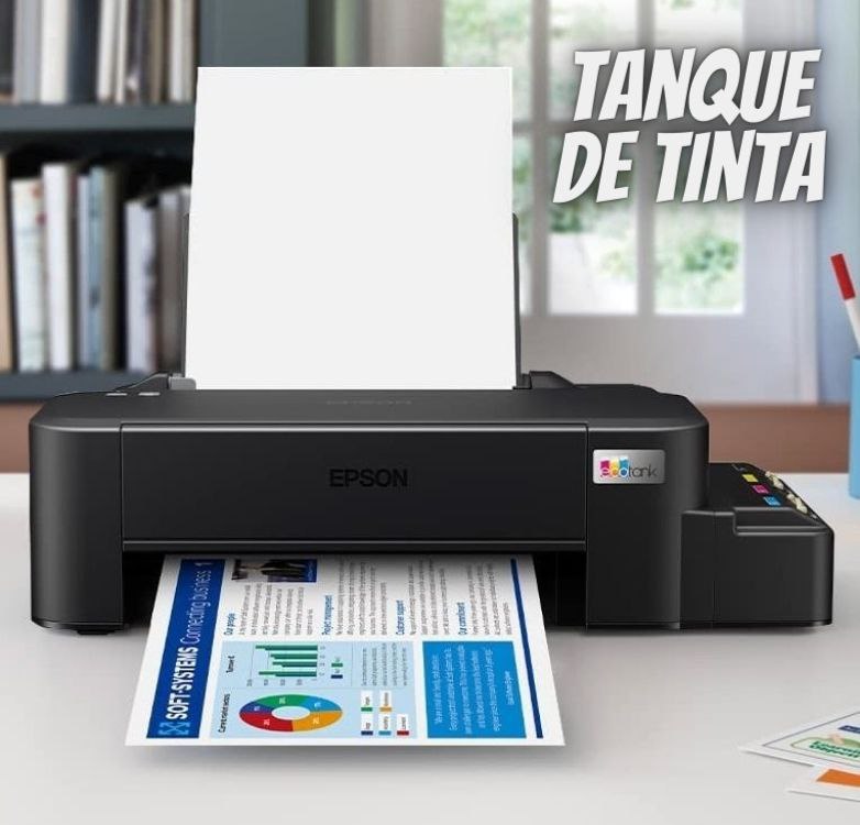 Impressora Epson Ecotank L121 – Tanque de Tinta Colorida, Cabo USB, Bivolt na Carrefour