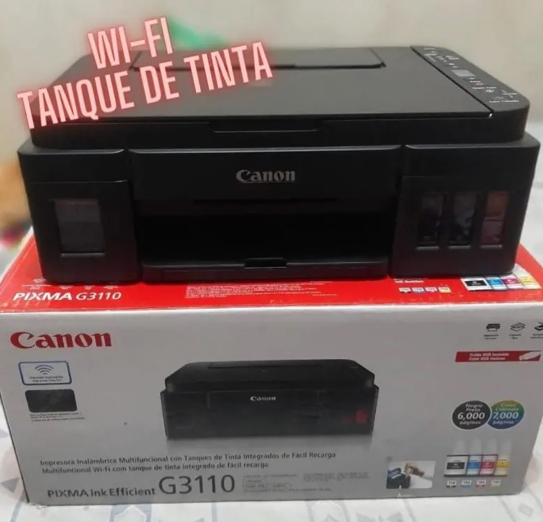 Impressora Multifuncional, Canon, Mega Tank G3110, Tanque de Tinta, Wi-Fi na Amazon