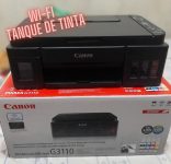 Impressora Multifuncional Canon Mega Tank G3110 – Tanque de Tinta Colorido Wi-Fi na Amazon