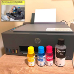 Impressora Multifuncional HP Smart Tank 581 Tanque de Tinta Colorida Wi-Fi com autorreparo, USB – Impressora, Copiadora e Scanner Cor: ‎Cinza Chumbo (4A8D5A) na Amazon