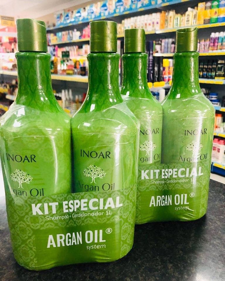 Inoar Kit Shampoo e Condicionador Argan Oil Hidratante 1000 Ml, Inoar na Amazon