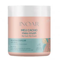 Inoar, Meu Cacho Meu Crush, Gelatina Capilar, Definição De Cachos, Hidratação Intensa, Com Colágeno E Vitamina E - 500g na Amazon