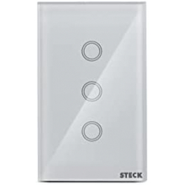 Interruptor Inteligente Smarteck 4X2" 3 Módulos Bivolt Touch Wi-fi compatível com Alexa na Amazon