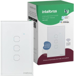 Interruptor Touch Inteligente Compatível Com Alexa Com 3 Teclas EWS 1003 Branco Intelbras na Amazon