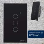 Interruptor Touch Inteligente Compatível Com Alexa Com 3 Teclas EWS 1003 Preto Intelbras na Amazon