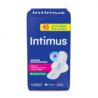Intimus® Absorvente Noturno Extra Proteção Cobertura Seca, 45 Unidades na Amazon