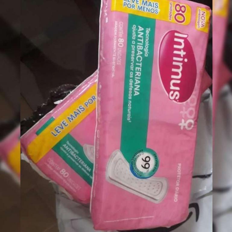 Intimus Protetor Diário Days Antibacteriana, 80 Unidades na Amazon