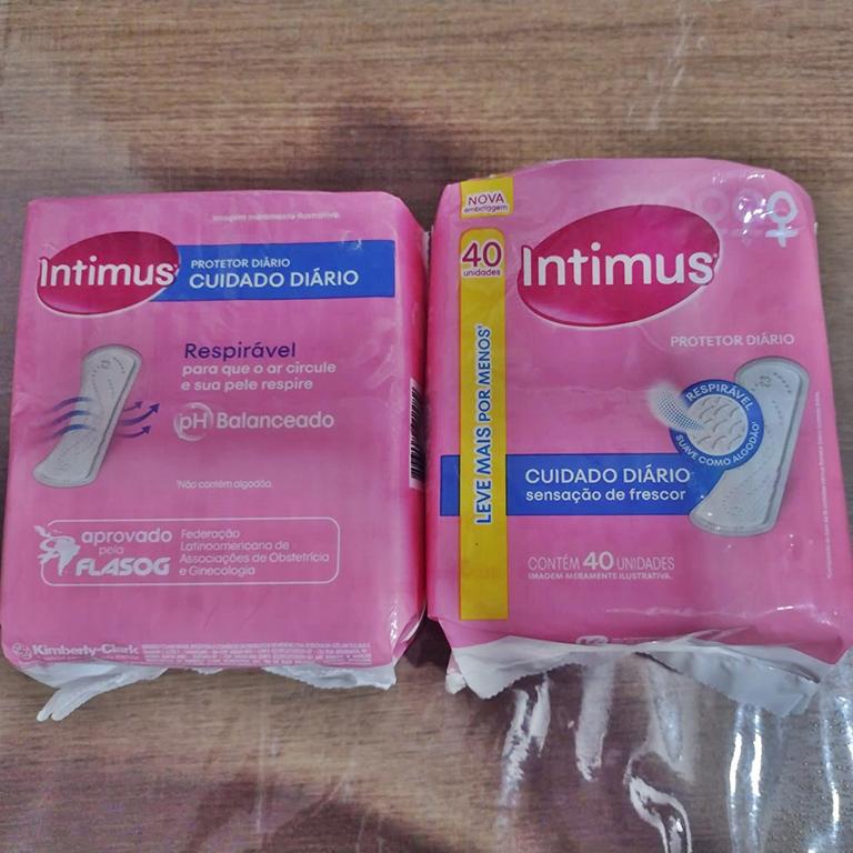 Intimus – Protetor Diário sem Perfume, 40 unidades – Leve 40 Pague 30 na Amazon