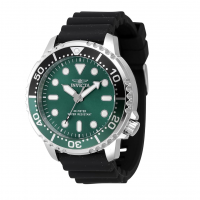 INVICTA Pro Diver Mostrador Masculino Verde De Aço Inoxidável De 48 Mm, Preto, Tira, Preto, Tira na Amazon