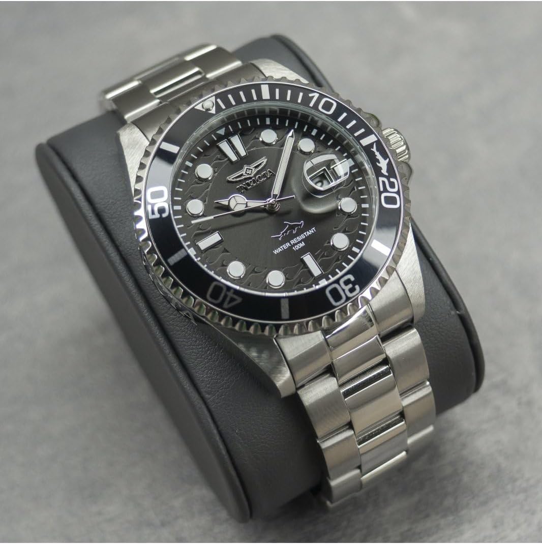 Invicta Relógio masculino de quartzo Pro Diver, Prata, 43 mm, Relógio de quartzo, mergulhador na Amazon