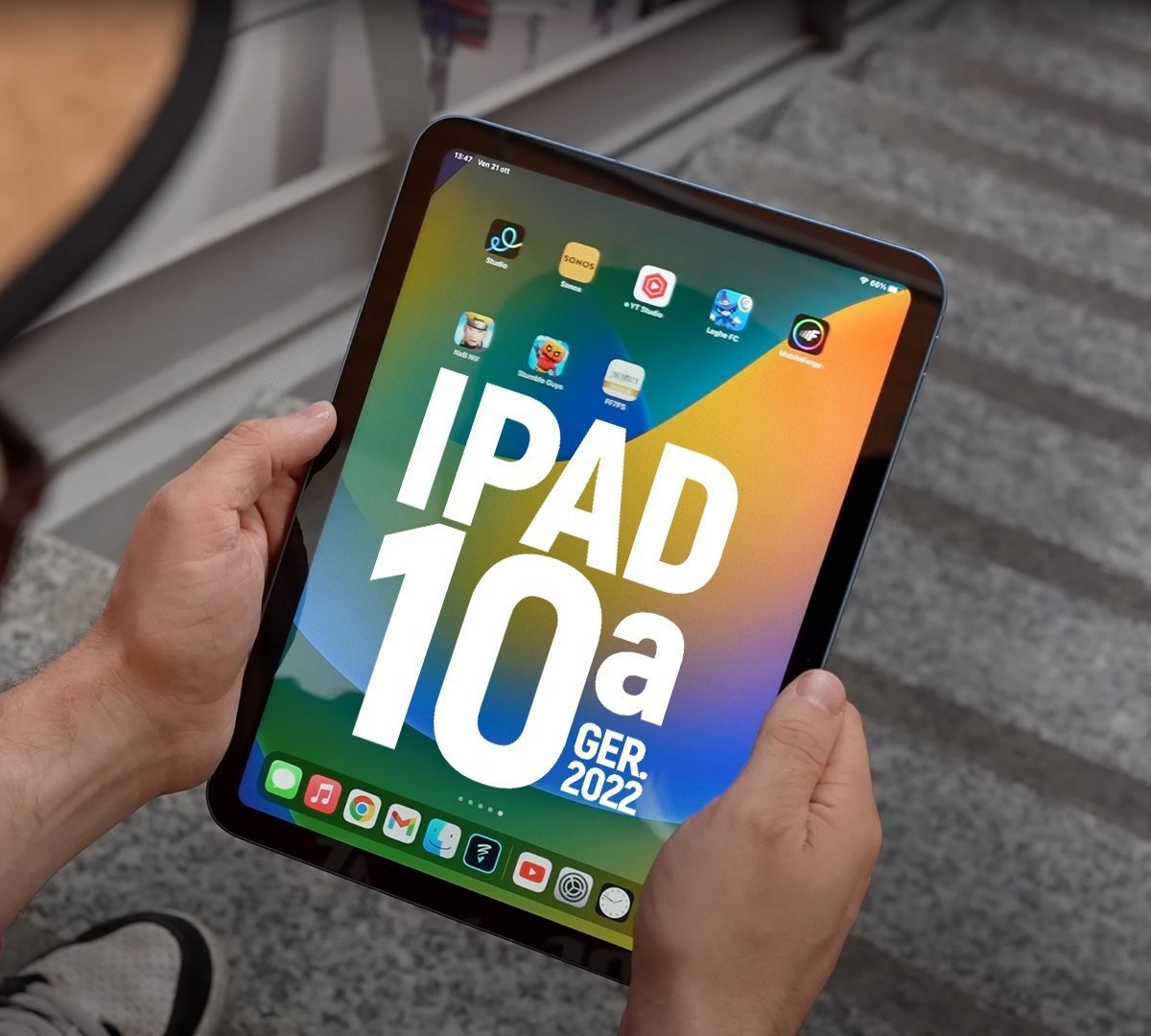iPad da Apple (10a geração): Com chip A14 Bionic, tela Liquid Retina de 10,9 polegadas, 64 GB Wi-Fi 6, câmera frontal de 12 MP, câmera traseira de 12 MP, Touch ID – Prateado na Amazon