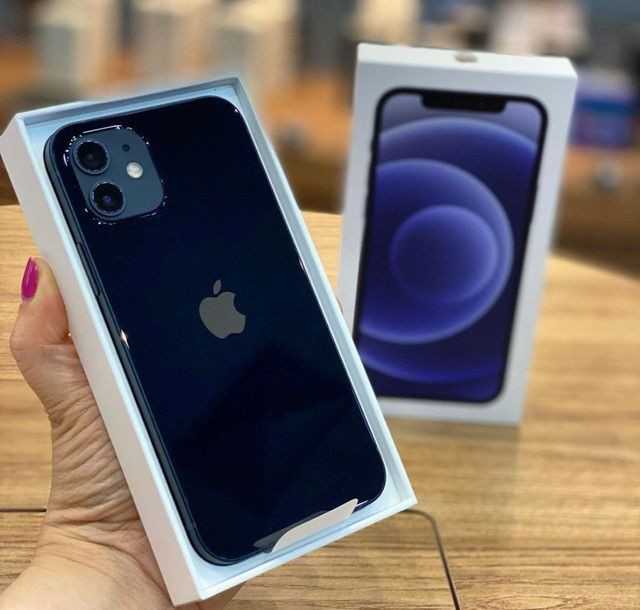 iPhone 12 Apple 64GB Tela de 6,1”, Câmera Dupla de 12MP, iOS na Ponto