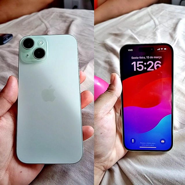 iPhone 15 128gb lacrado original 1 ano d garantia na Shopee