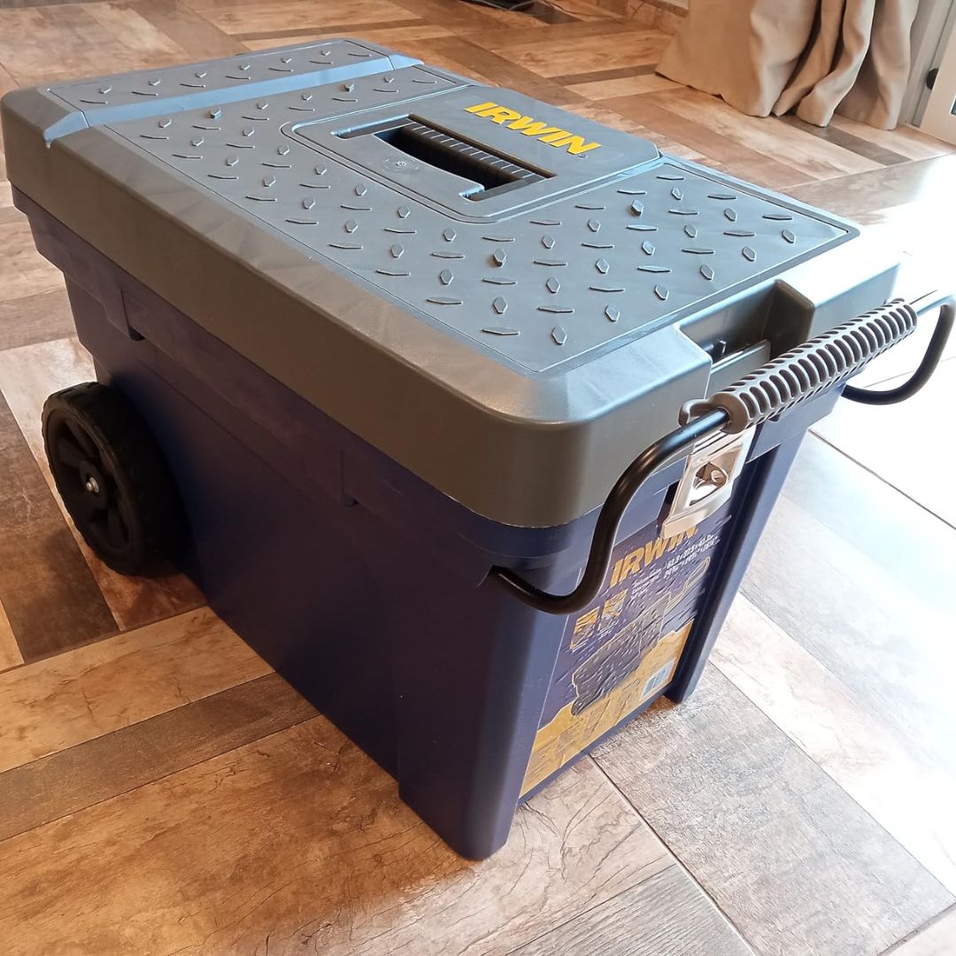 IRWIN Caixa Organizadora Contractor com Rodas IWST33027 Capacidade de 35kgs na Amazon