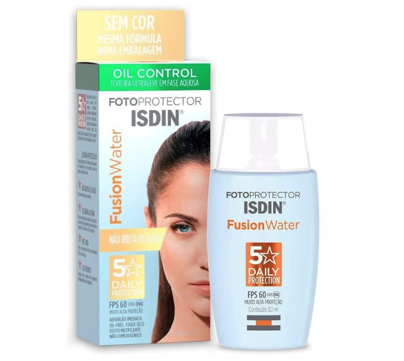 Isdin Fotoprotector Fusion Water Oil Control FPS60 50ml na Amazon