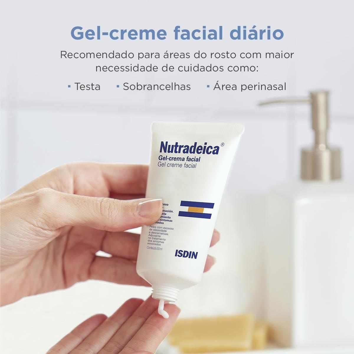 ISDIN Gel Creme Facial para Pele Descamativa Nutradeica – 50ml na Amazon