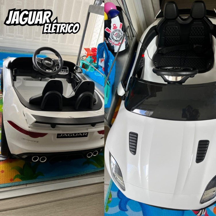 Jaguar (branca) R/c Elétrica 12v Bandeirante Branco na Amazon