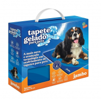 JAMBO PET Tapete Gelado Refrescante Para Cães E Gatos Tamanho Médio 60 X 45 na Amazon