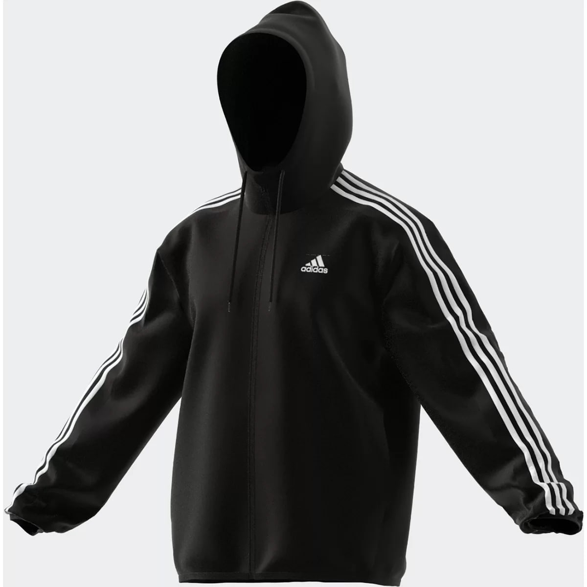 Jaqueta Corta Vento Adidas 3 Listras Masculina na Netshoes
