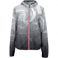 Jaqueta Corta-Vento Feminina ASICS Com Capuz Toyama Estampa Sumi Packable na Centauro