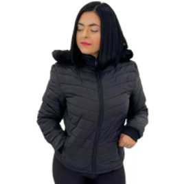 Jaqueta Forrada Casaco Inverno Peluciada Touca Pelo - Feminina na Netshoes