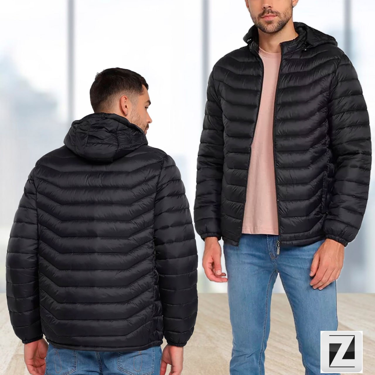 Jaqueta Puffer Daytan Forrada Capuz Removível Masculina na Zattini