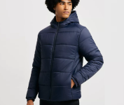 Jaqueta Puffer Masculina Com Capuz Hering na Mercado Livre