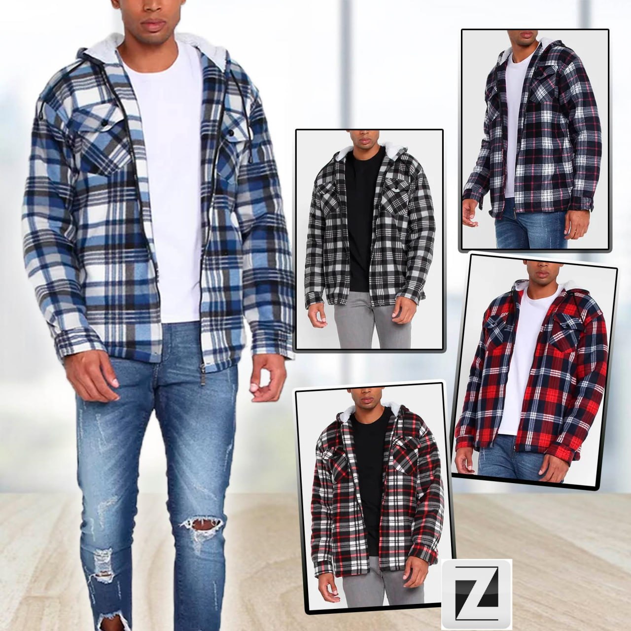 Jaqueta Xadrez Black River Com Capuz Masculina na Magazine Luiza