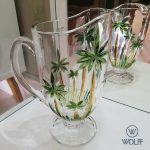 Jarra de Cristal Palm Tree Handpaint 1,5L – Wolff na Amazon