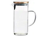 Jarra de Vidro Borossilicato Com Alça e Tampa Hermética – 1,3L na Amazon
