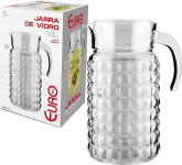 Jarra de Vidro transparente 1.8 litros para servir sucos e bebidas quentes ou frias, Bubble, VDR7320, Euro Home na Amazon