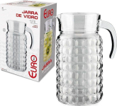 Jarra de Vidro transparente 1.8 litros para servir sucos e bebidas quentes ou frias, Bubble, VDR7320, Euro Home na Amazon