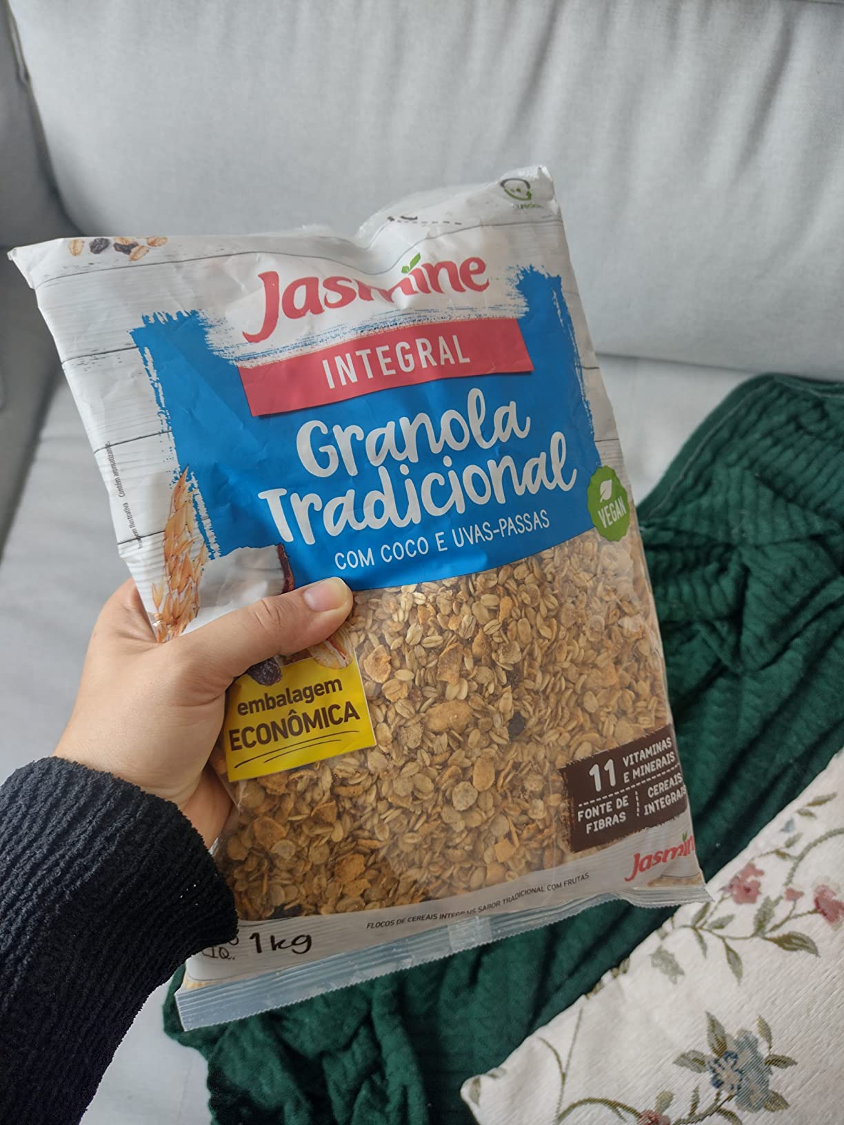 Jasmine Display Granola Tradicional Integral – 20 Unid. de 30g na Amazon