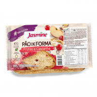 Jasmine Pão De Forma Com Frutas E Castanhas Sem Glúten 350g na Amazon