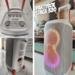 JBL, Caixa de Som Bluetooth, PartyBox Stage 320, Luzes Led, Entrada USB – Branca na Amazon