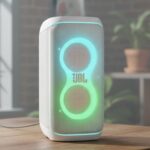 JBL, Caixa de Som, PartyBox Club 120, Bluetooth, Show de Luzes, À Prova de Respingos, Som JBL Pro Sound, 160W RMS – Branco na Amazon