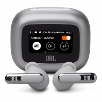 JBL, Fone De Ouvido Bluetooth, Live Beam 3, In-ear, Tela De 1.45", Cancelamento De Ruído - Prata na Amazon
