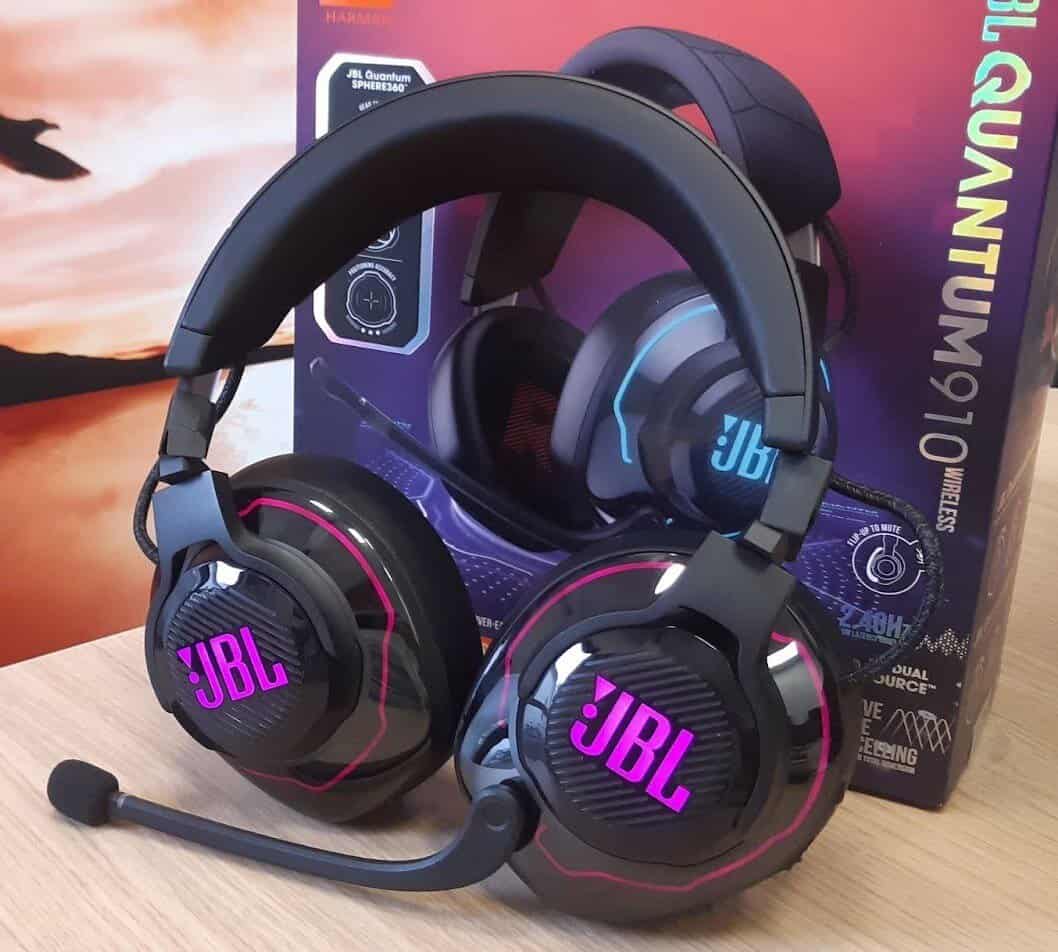 JBL, Fone de Ouvido Bluetooth, Quantum 910, Headset Gamer, Over Ear, Sem Fio, Com Wireless e Cancelamento de Ruído – Preto na Amazon