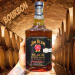 Jim Beam Whisky Black Bourbon 1L na Amazon