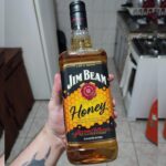 Jim Beam Whisky Honey Bourbon 1L na Amazon