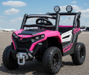 Jipe Carro Elétrico Infantil 12V Música Luz Controle Remoto (Rosa) na Amazon