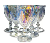 Jogo 6 Taças Diamante Rainbow Furta Cor – 300ml – Class Home na Magazine Luiza