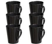 Jogo 6 Xícara Caneca Tulipa Lisa – Porcelana na Amazon