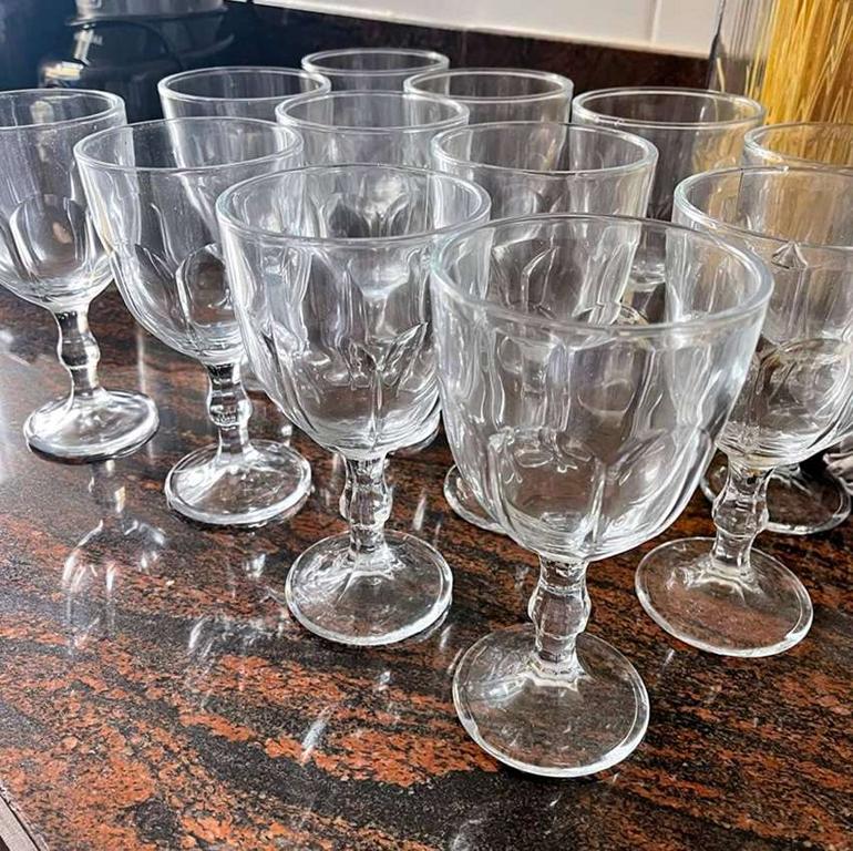 Jogo com 6 Taças, Vidro, 16.5 Cm, Lotus, Casambiente na Amazon