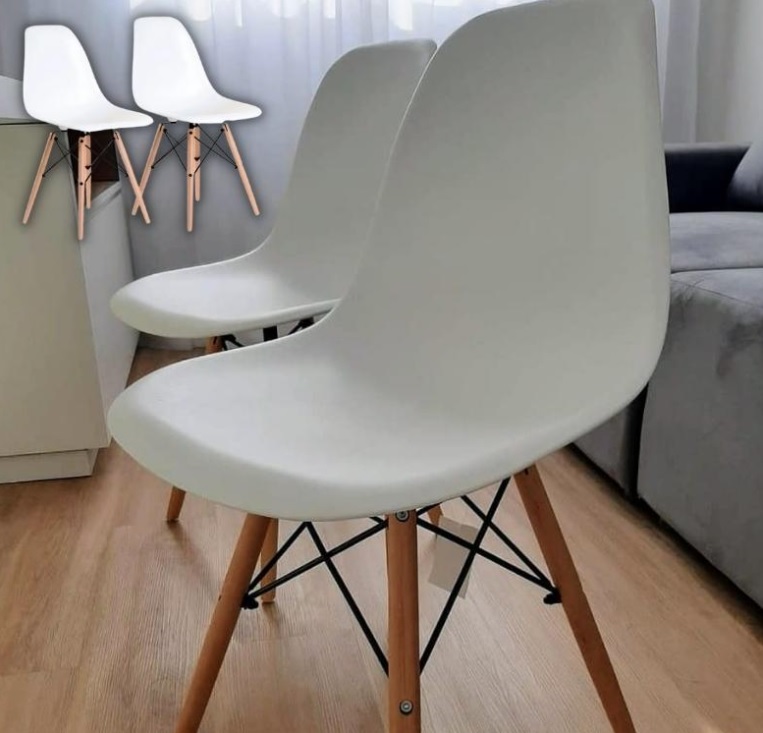 Jogo de Cadeiras Pé Palito Assento na Magazine Luiza