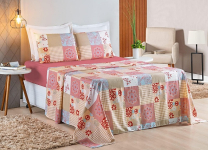Jogo De Cama Bouti Lençol Casal King Com 04 Peças Estampado Petra na Amazon