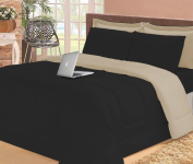 Jogo de cama Casal com edredom lençol fronha função cobre leito e cobertor na Amazon
