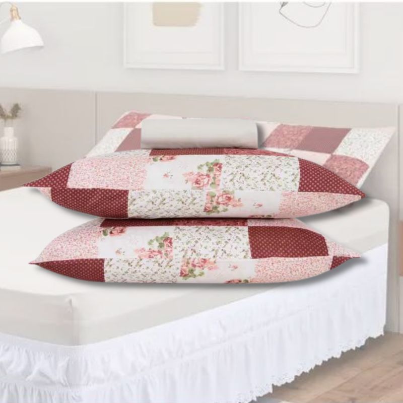 Jogo de Cama Casal La Dotta Microfibra Patchwork na Magazine Luiza