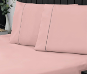 Jogo de Cama Casal Percal 400 Fios Ponto Palito 03 Peças, Antiácaro, Anti-pilling com Toque Macio – Rose na Amazon